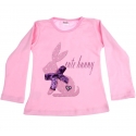 Μπλουζάκι "Cute bunny" pink
