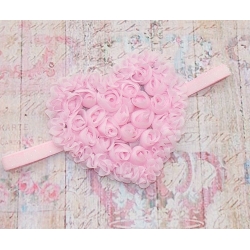 κορδελα "Big Heart" pink
