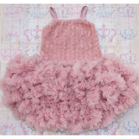 φορεμα ''Dusty pink rosette'' 