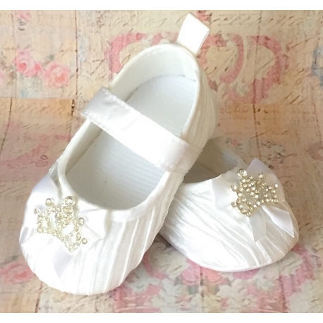 Παπουτσακια ''Princess style'' white