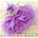 Βρεφικό κάλυμμα πάνας "Lavender vintage" με κορδέλα