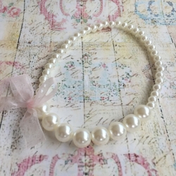 Παιδικο κολιε White pearls