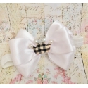 κορδελα μαλλιων Burberry style bow