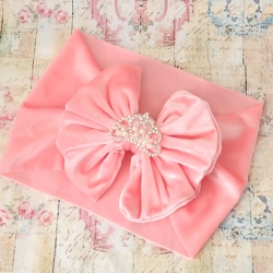 κορδέλα μαλλιών Velour crown