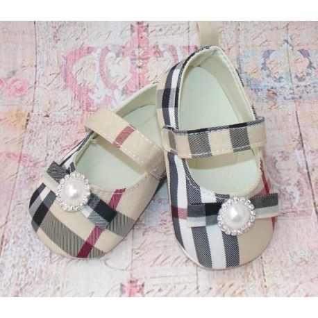 Παπουτσακια "Burberry style" 