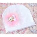 Σκουφάκι για κορίτσι α΄σπρο Hello kitty