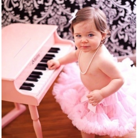 extra φουντωτή παιδική φούστα για κορίτσι baby pink 