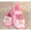 βρεφικά παπουτσάκια αγκαλιάς για κορίτσι Princess style pink