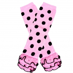 Γκέτες για κορίτσια Baby pink and Black