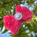 Kλιπ κοκαλάκι μαλλιών Coral Rosette bow