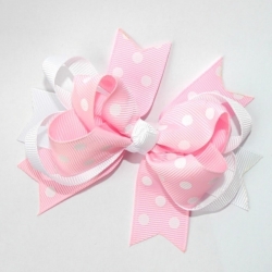 Kλιπ κοκαλάκι μαλλιών pink boutique bow