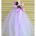 Φόρεμα Lavender με κορδέλα