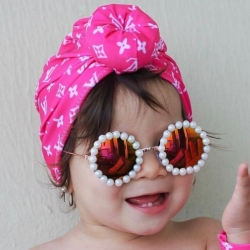 Παιδικά γυαλιά ηλίου για κορίτσι με πέρλες
