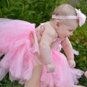 Φόρεμα Baby pink με κορδέλα