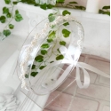 Κορδέλα Μαλλιών Στεφανάκι White Lace, Pearls & Crystals