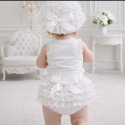 κάλυμμα πάνας με σκουφάκι White