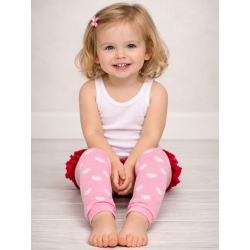 παιδικές γκέτες για κορίτσια ροζ με καρδούλες