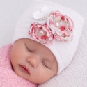Σκουφάκι για μωρό Cherry flowers