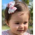 Kλιπ κοκαλάκι μαλλιών Rosette bow φλορα΄λ