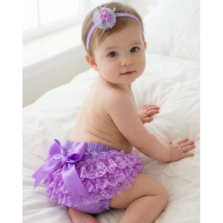 Βρεφικό κάλυμμα πάνας φουστίτσα Tutu σε λιλά χρώμα