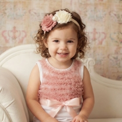 μπλουζάκι white with dust pink chiffon