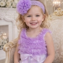 μπλουζάκι white with lavender chiffon