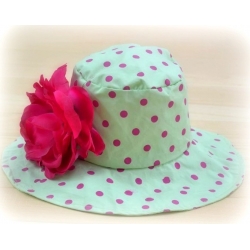 Καπέλο για κορίτσι Green with Fuchsia