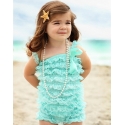 romper " aqua mint" 